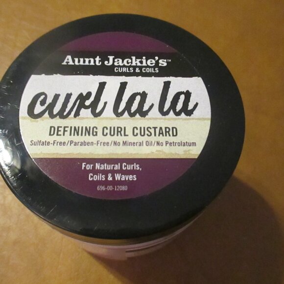 New Aunt Jackie's Curl La La, Lightweight Curl Defining Custard, Enriched 15 oz - Picture 2 of 4